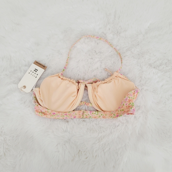 🐠BILLABONG SUMMER BREEZE HALTER BIKINI TOP SIZE L/12 - Picture 9 of 9